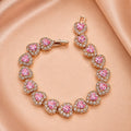 Lustrous Classic Heart Bracelet